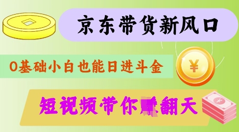 最新京东短视频带货代运营秘籍，轻松躺挣【揭秘】-聊项目