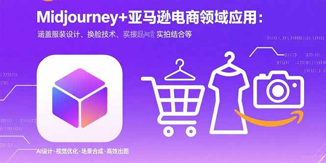 Midjourney+电商领域商业应用：涵盖服装设计、换脸技术、实拍结合等-聊项目