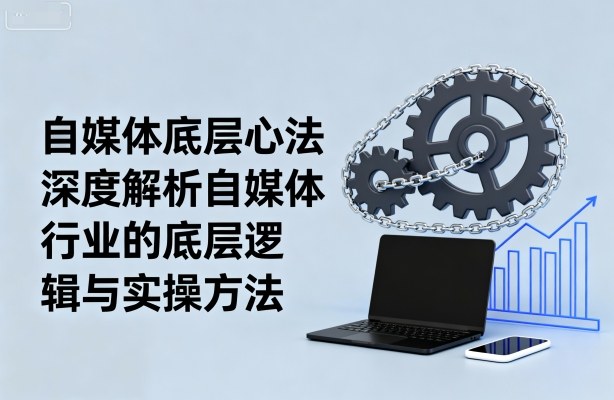 自媒体底层心法，深度解析自媒体行业的底层逻辑与实操方法-聊项目