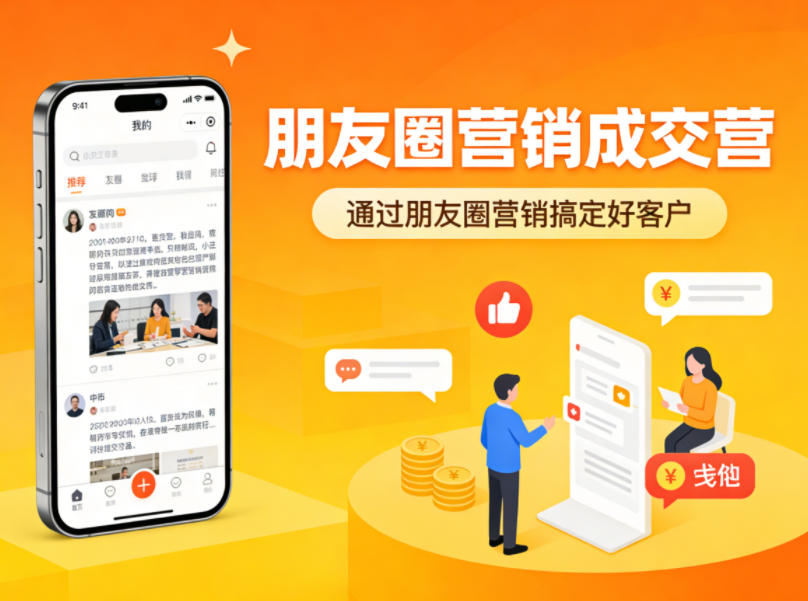 朋友圈营销成交营，通过朋友圈营销来搞定好客户-聊项目