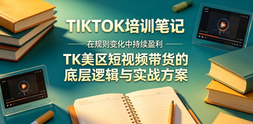 视界跨境TIKTOK4月17培训笔记,在规则变化中持续盈利,TK美区短视频带货的底层逻辑与实战方案【文档】-聊项目