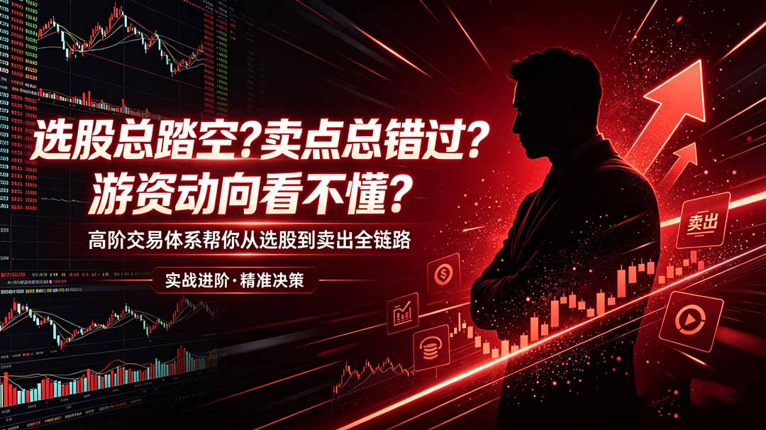 选股总踏空？卖点总错过？游资动向看不懂？高阶交易体系帮你从选股到卖出全链路(更新6月-聊项目